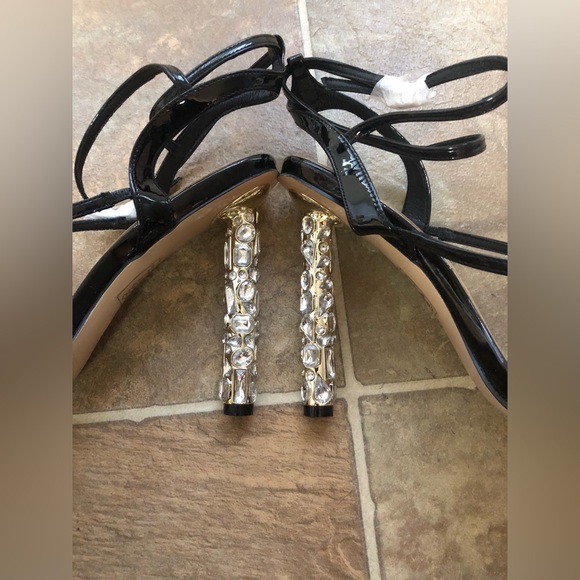 AZALEA WANG BETWEEN YOU AND I STILETTO SANDALS SIZE: 8.5 - Picture 8 of 9